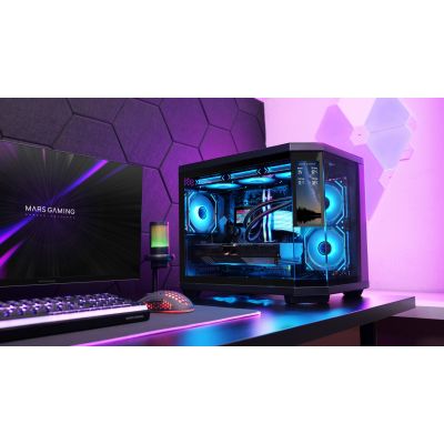 7. TACENS MARS MC-3TCORELCDM 7.2" IPS LCD mATX-housing