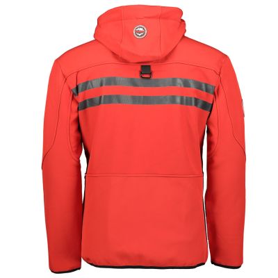 6. Geographical Norway ROYAUTE MEN ASS A BS2 056 Men’s Softshell Jacket (WT1804H/GN-RED / BLACK)
