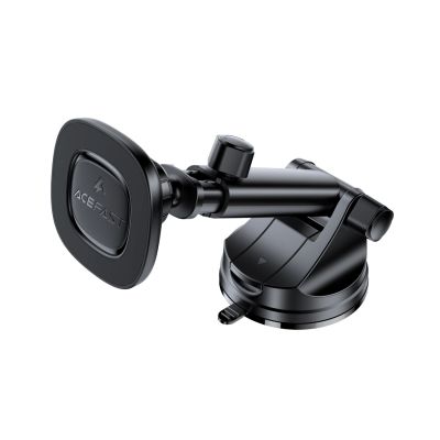 Acefast D47 Magnetic Dashboard Mount with Wireless Charger - Black
