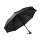 EuroSCHIRM Birdiepal outdoor Black Fiberglass Polyamide Full Size Rain Umbrella