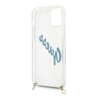 6. Guess GUHCP12SCRTVSBL iPhone 12 mini 5.4" blue/blue hardcase Script Vintage