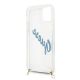 6. Guess GUHCP12SCRTVSBL iPhone 12 mini 5.4" blue/blue hardcase Script Vintage