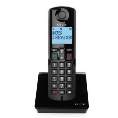 2. Alcatel S280 EWE DECT Phone Caller Name and Identification Black