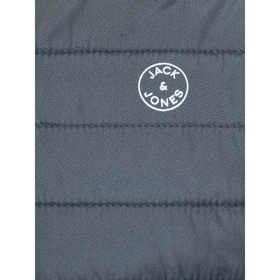 3. Jack&Jones JJEMULTI QUILTED JACKET 12182242 GREY MELANGE/SET-IN SLE