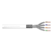 DIGITUS installation cable cat.7, S/FTP, Dca, AWG 26/1, LSOH, 305m, white, carton