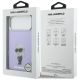 8. Karl Lagerfeld IML Aquarelle Karl & Choupette & Logo MagSafe Case for iPhone 17 Pro Max - Purple