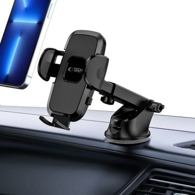 6. Tech-Protect V3 Car Phone Holder for Windshield/Cockpit - Black