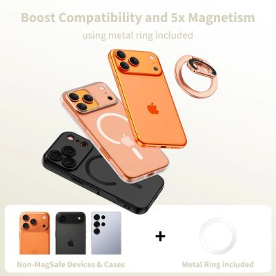 4. Tech-Protect MMR400 Lamano Magnetic Ring for Phone - Rose Gold