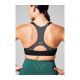8. CASALL Front Zip Sports Bra Gray
