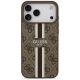3. Guess 4G Printed Stripes MagSafe case for iPhone 17 Pro Max - brown