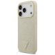 2. Guess Croco Triangle Logo MagSafe case for iPhone 17 Pro - gold
