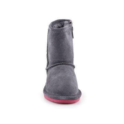 2. BearPaw Emma Toddler Zipper Jr 608TZ-903 Charcoal Pomberry Winter Boots