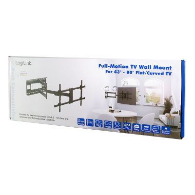 8. LogiLink BP0138 TV mount 2.03 m (80") Black