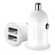 4. Baseus Grain Pro car charger 2x USB 4.8 A white (CCALLP-02)