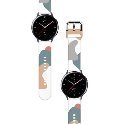2. Strap Moro for Samsung Galaxy Watch 40 / 41 / 42 / 43 / 44 mm silicone bracelet watch band - pattern 2