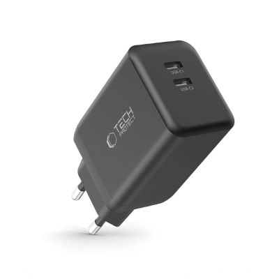 2. Tech-Protect NC45W-GAN 2-PORT PD45W wall charger - black