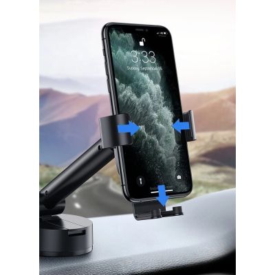 14. Baseus telescopic gravity car holder for the windshield black (SUYL-JY01)