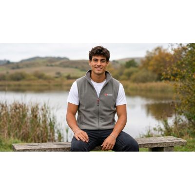 4. Men’s Fleece Jacket Geographical Norway VUG DARK GREY DB MEN 233 (WZ4424H/GN-DARK GREY)