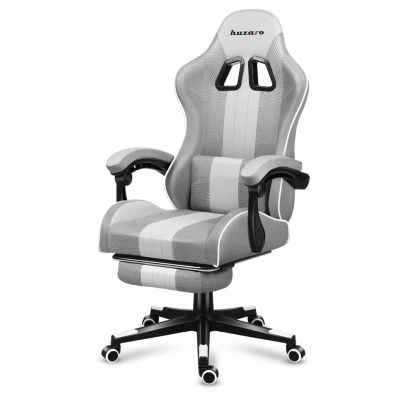 31. Huzaro Force 4.7 White Mesh Gaming Chair