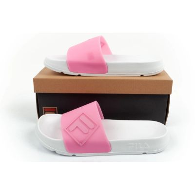 8. Fila women's sports slippers Morro comfortable shoes pink fashionable