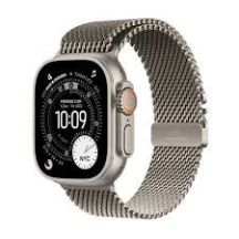 Apple Watch Ultra 3 – GPS + Cellular – 49mm – Natural Titanium Case with Natural Titanium Loop – Large