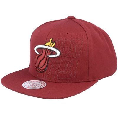 Mitchell &amp; Ness NBA Miami Heat Top Spot Snapback Hwc Heat HHSS3256-MHEYYPPPMARO