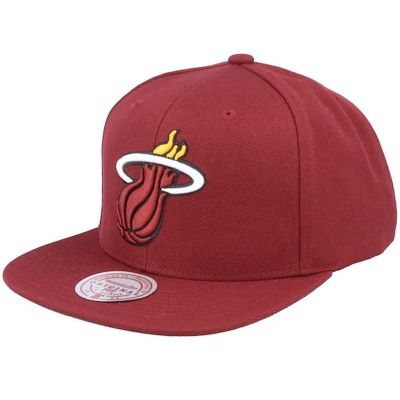Mitchell & Ness NBA Miami Heat Top Spot Snapback Hwc Heat Cap HHSS3256-MHEYYPPPMARO