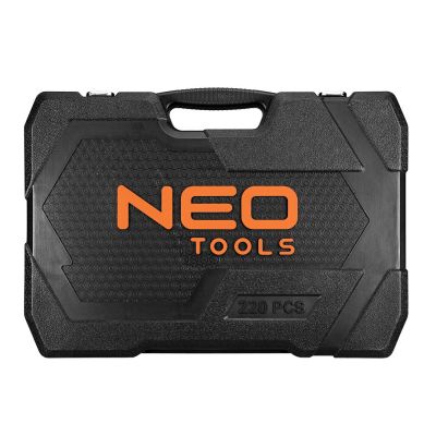2. Socket wrench set 1/2", 3/8", 1/4", 220 pcs, satin