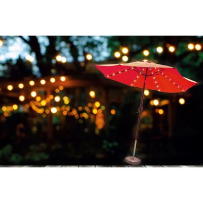 6. SOLAR GARDEN UMBRELLA LIGHTING 5M 72LED