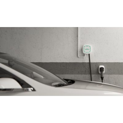 4. Wallbox Pulsar Plus, white, wall, black, AC, type 2, IK08 - 5m
