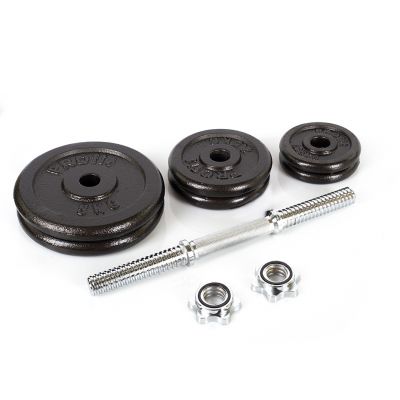16. Profit cast iron dumbbells 10kg DK 4126
