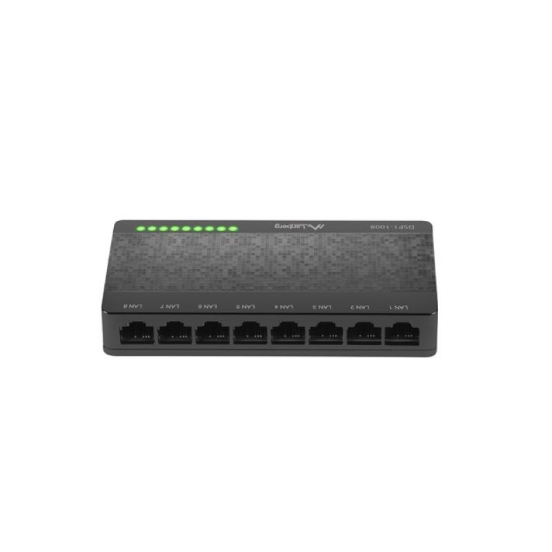 3. Lanberg DSP1-1008 Switch (8x 10/100/1000Mbps)