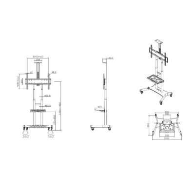 18. HAGOR M Public Floorstand HD - cart