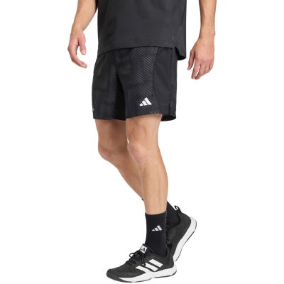 Men's adidas Tech Intensity Aop Shorts Black KB3123