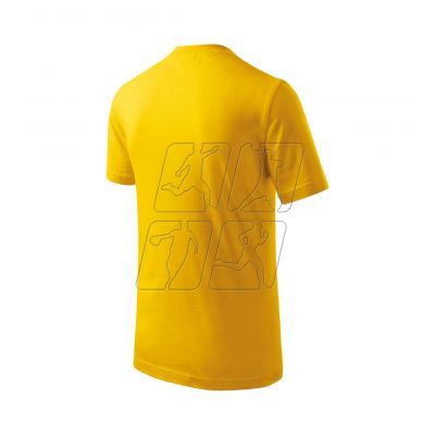 5. T-shirt Malfini Basic Jr MLI-13804 yellow