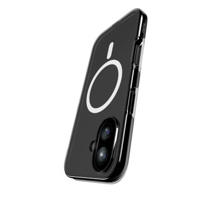 3. Puro Impact Clear D3O TPU+PC MagSafe Compatible Case for iPhone 17 - Transparent