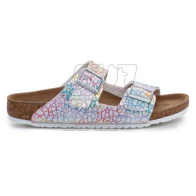 7. Birkenstock Arizona Kids Flashy Hologram Silver Jr 1022173