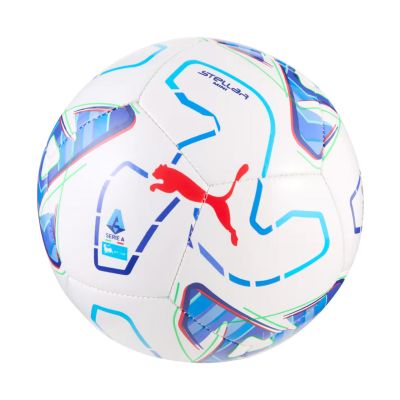 Puma Stellar Serie A Mini Football White and Blue 85166 01