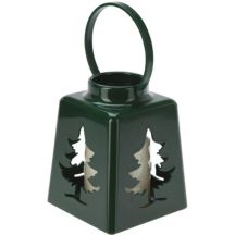 ADVENT LANTERN RORATY LED LANTERN 13CM GREEN