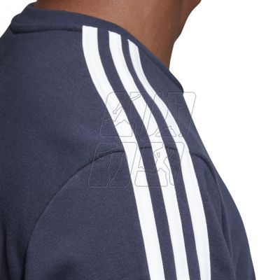 4. Adidas Essentials 3 Stripes Crewneck FT M DU0484 training sweatshirt