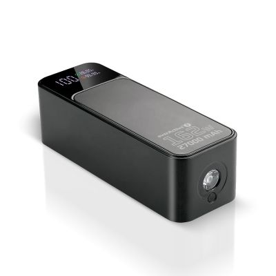 4. EVERACTIVE POWER BANK 27,000 mAh, 1x USB, 2x USB-C, 162.5 W, QC4+, BUILT-IN FLASHLIGHT, LCD DISPLAY, BLACK EB-27Q