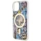 6. Guess Leopard MagSafe case for iPhone 14 - blue