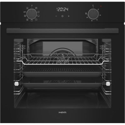MPM MPM-63-BO-30 electric oven 63 l | convection | grill | child lock | black