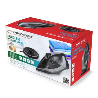 7. ESPERANZA CORDLESS STEAM IRON SATIN CERAMIC EHI011