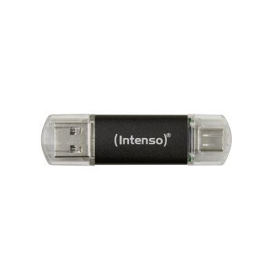 Intenso Twist Line USB Flash Drive 256 GB USB Type-A / USB Type-C 3.2 Gen 1 (3.1 Gen 1) Anthracite