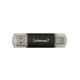 Intenso Twist Line USB Flash Drive 256 GB USB Type-A / USB Type-C 3.2 Gen 1 (3.1 Gen 1) Anthracite