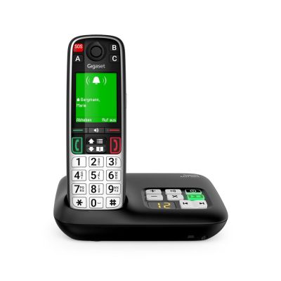 7. Gigaset EASY 500A Analog/DECT Telephone Caller Name and ID Black, Silver