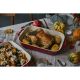 4. Set of 3 rectangular ceramic dishes STAUB 40508-171-0 - red