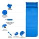 11. NILS CAMP NC4001 self-inflating mat with pillow, blue - 3.8 cm