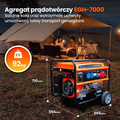 16. Extralink EGH-7000 hybrid power generator, 7kW